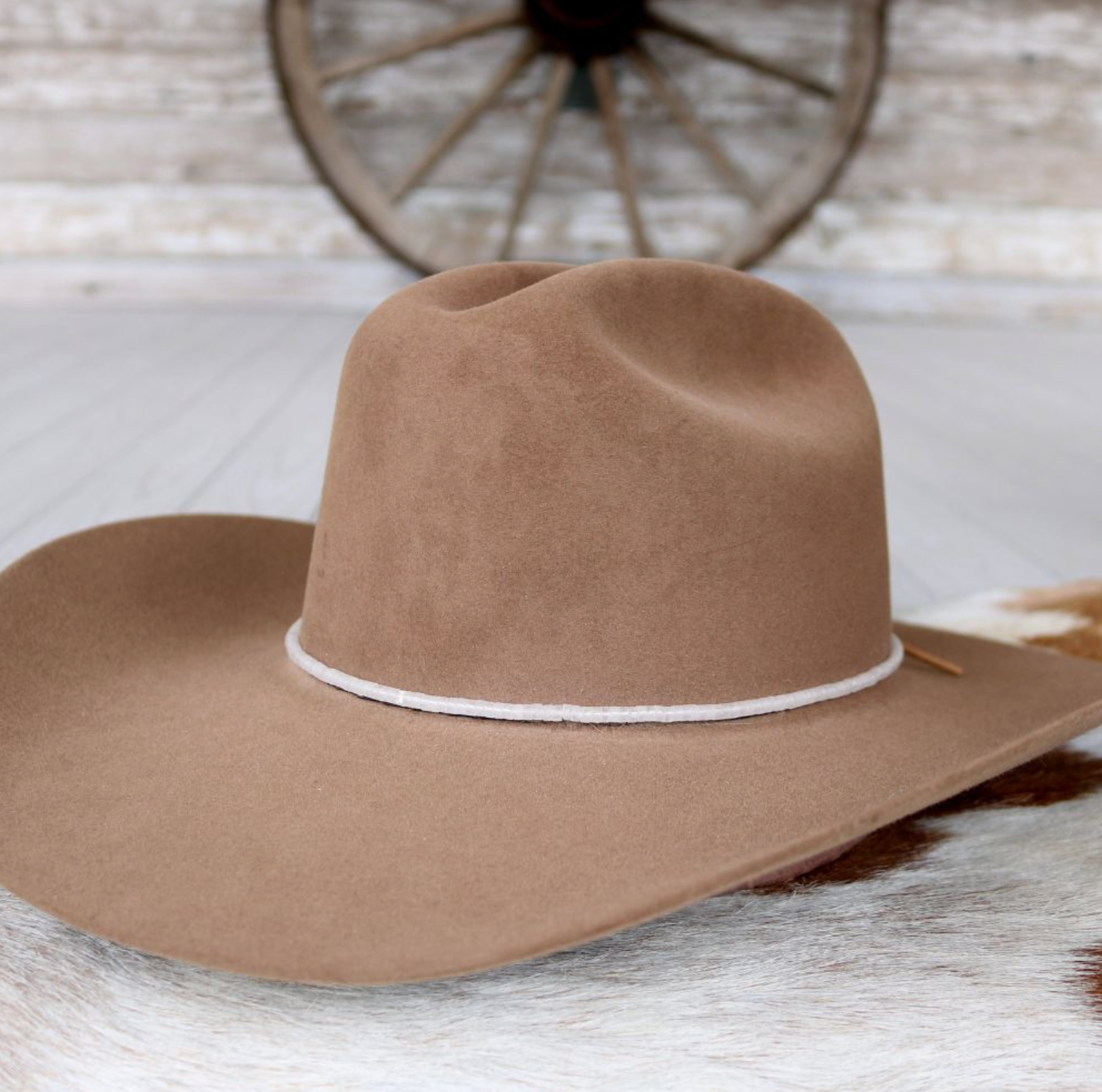 White Jade Stone Hat Band