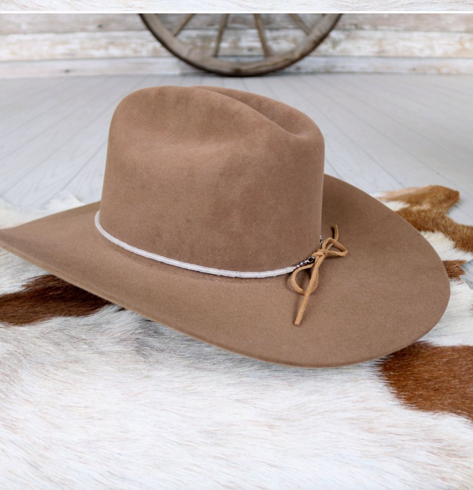 White Jade Stone Hat Band