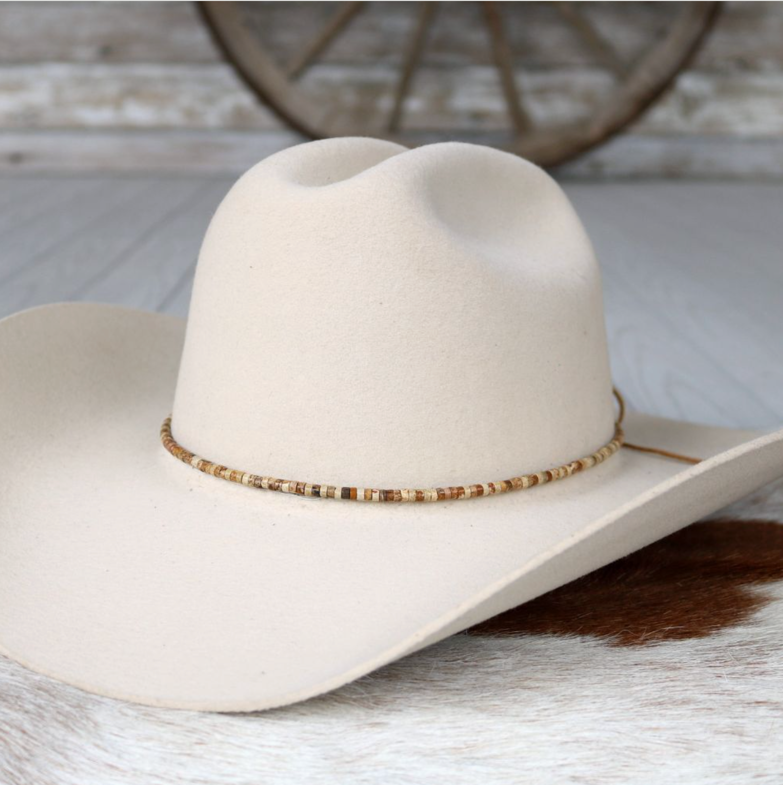 Brown Jasper Stone Hat Band
