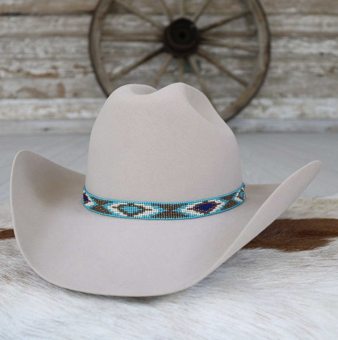 Western Beaded Hat Band - the Cove