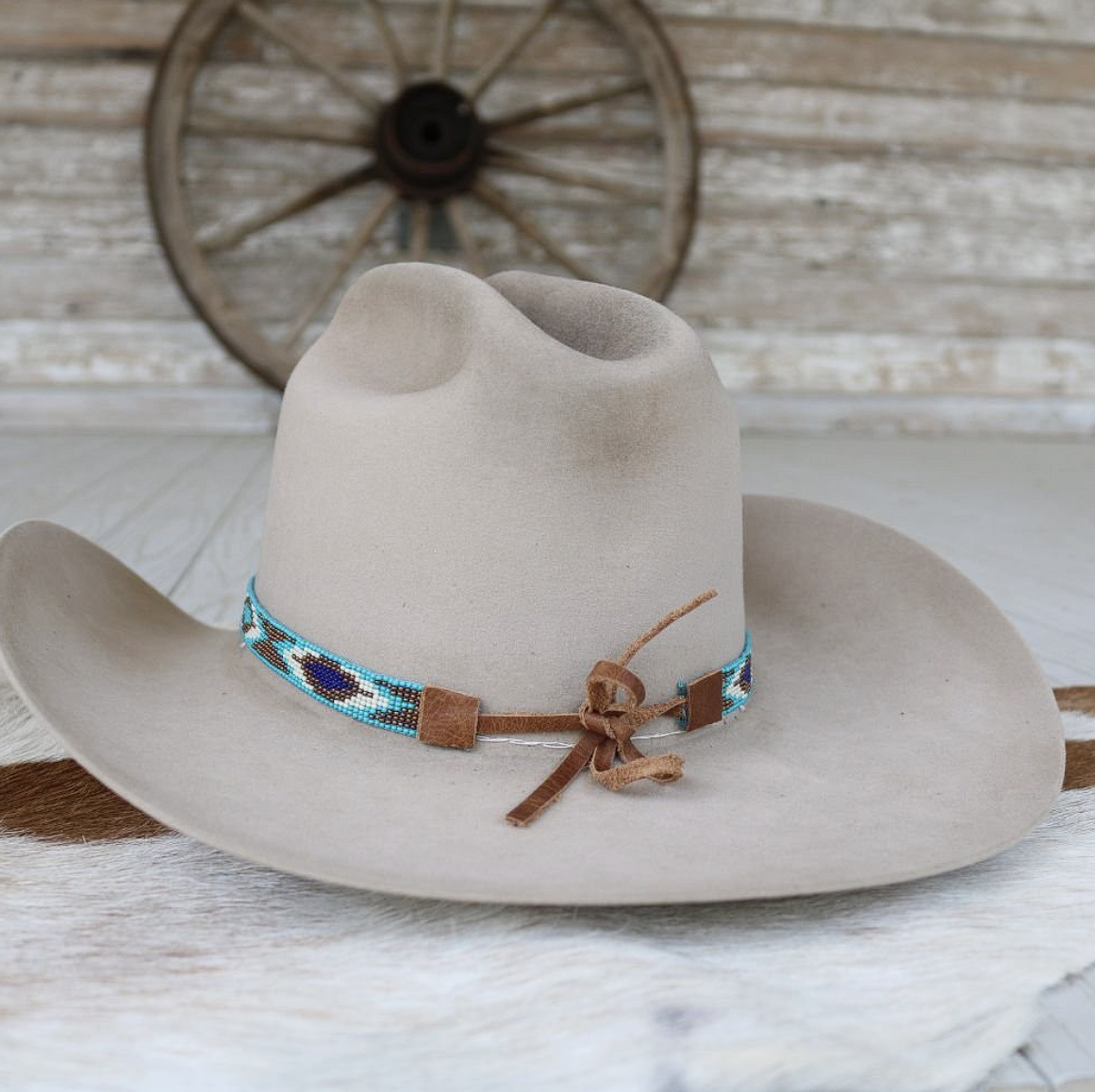 Western Beaded Hat Band - the Cove