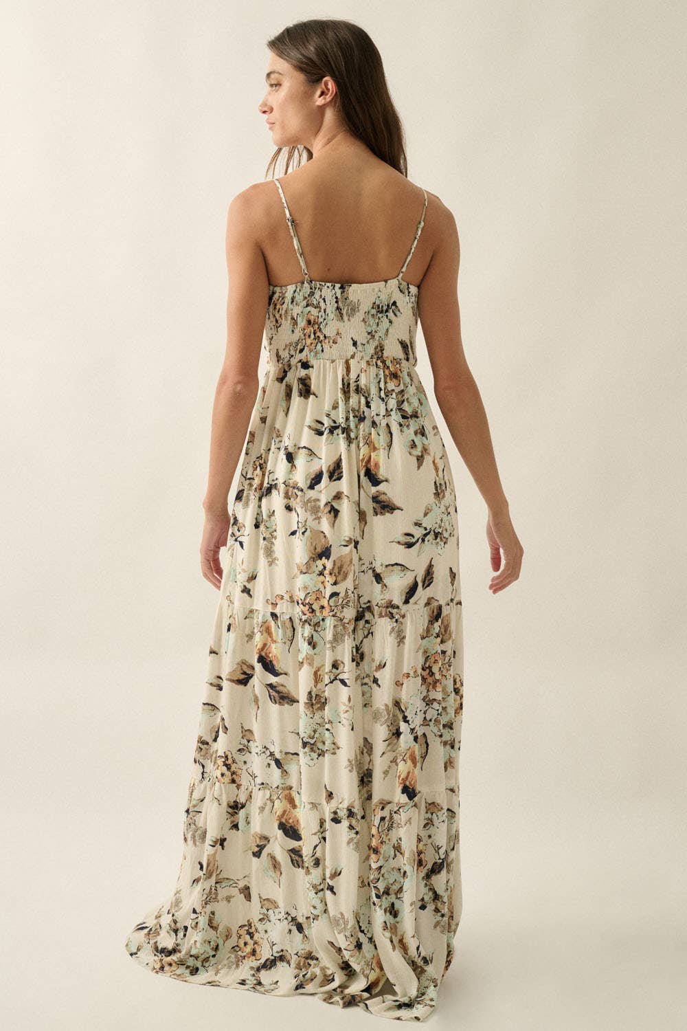 Floral-Print Crepe Wide-Leg Jumpsuit