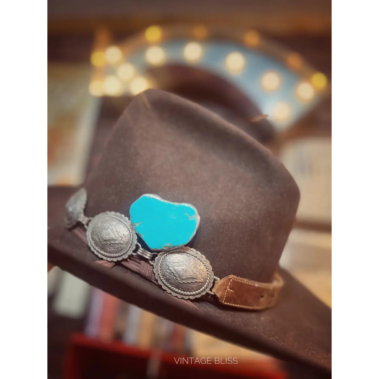 Turquoise Color Soldered Hat Pin Western