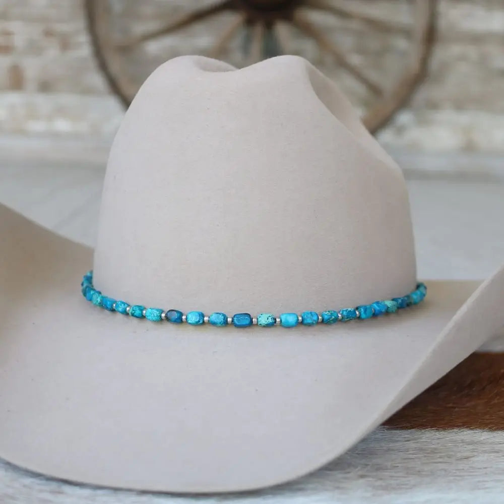 Chunky Stone Hat Band - Rio