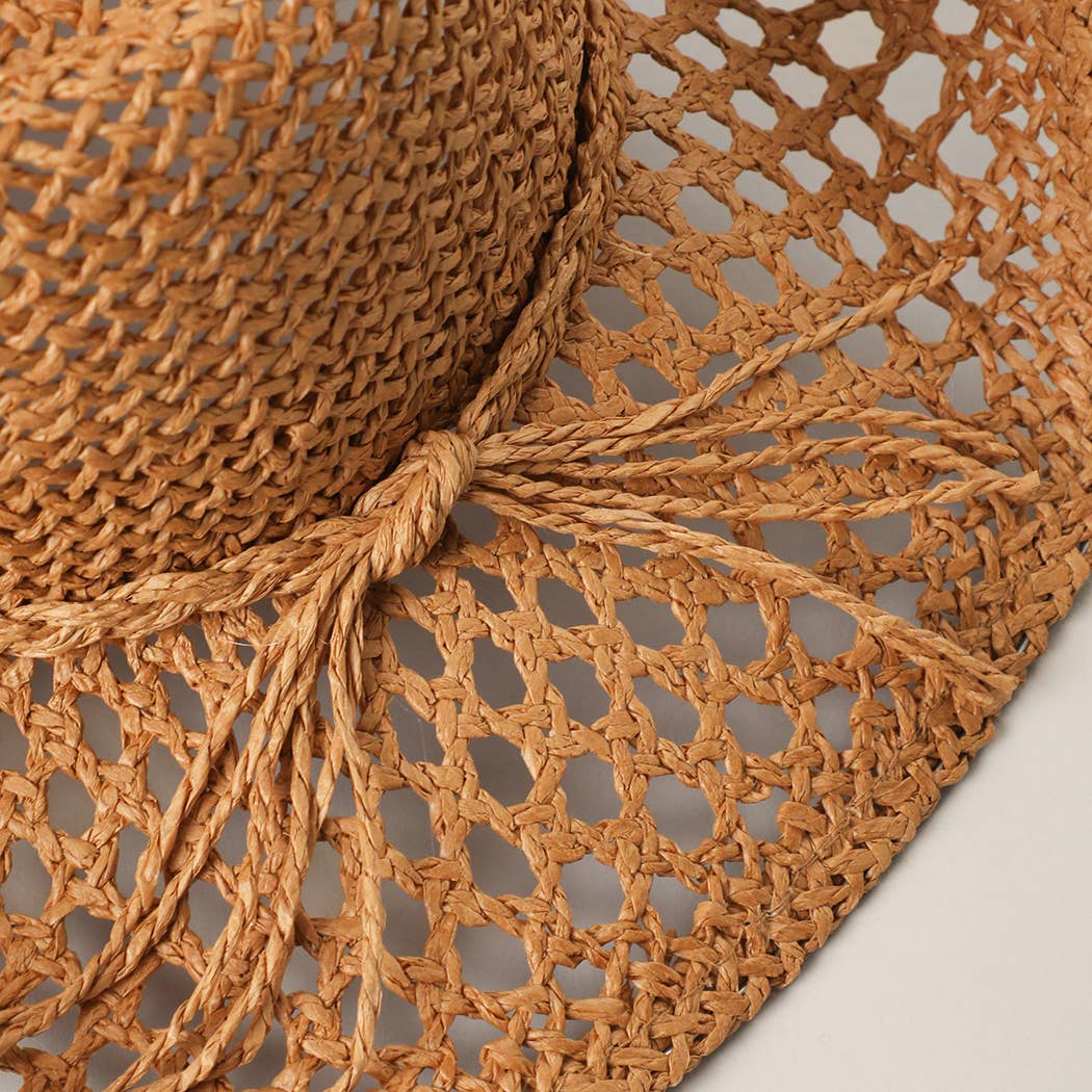 Coastal Paper Straw Cowboy Hat