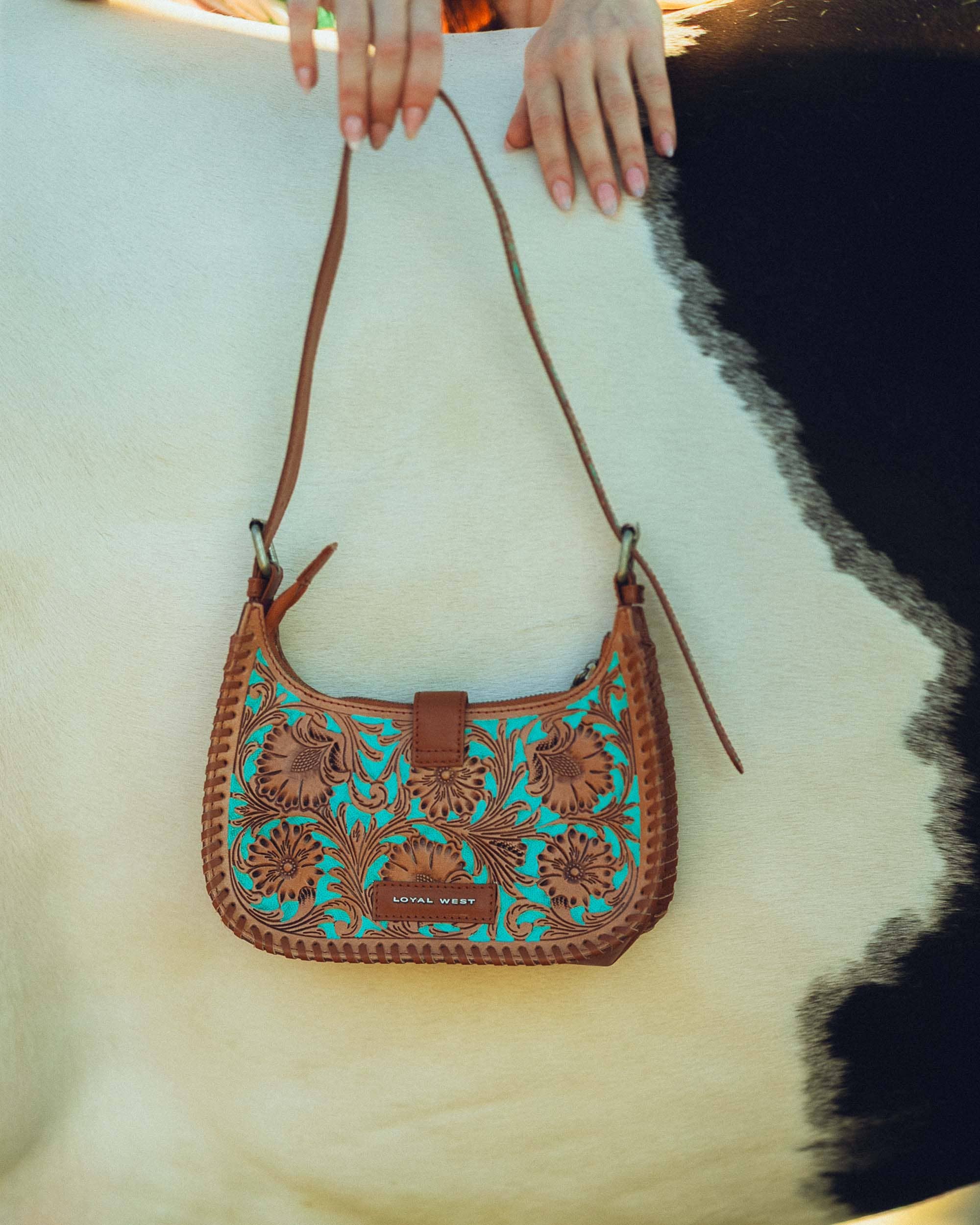 Loyal West Dannia Medium Purse - Whiskey & Water
