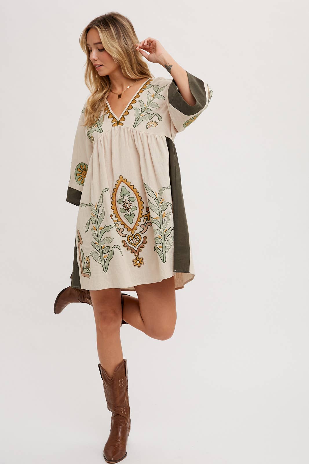 SageBrush Dream Boho Maxi Dress