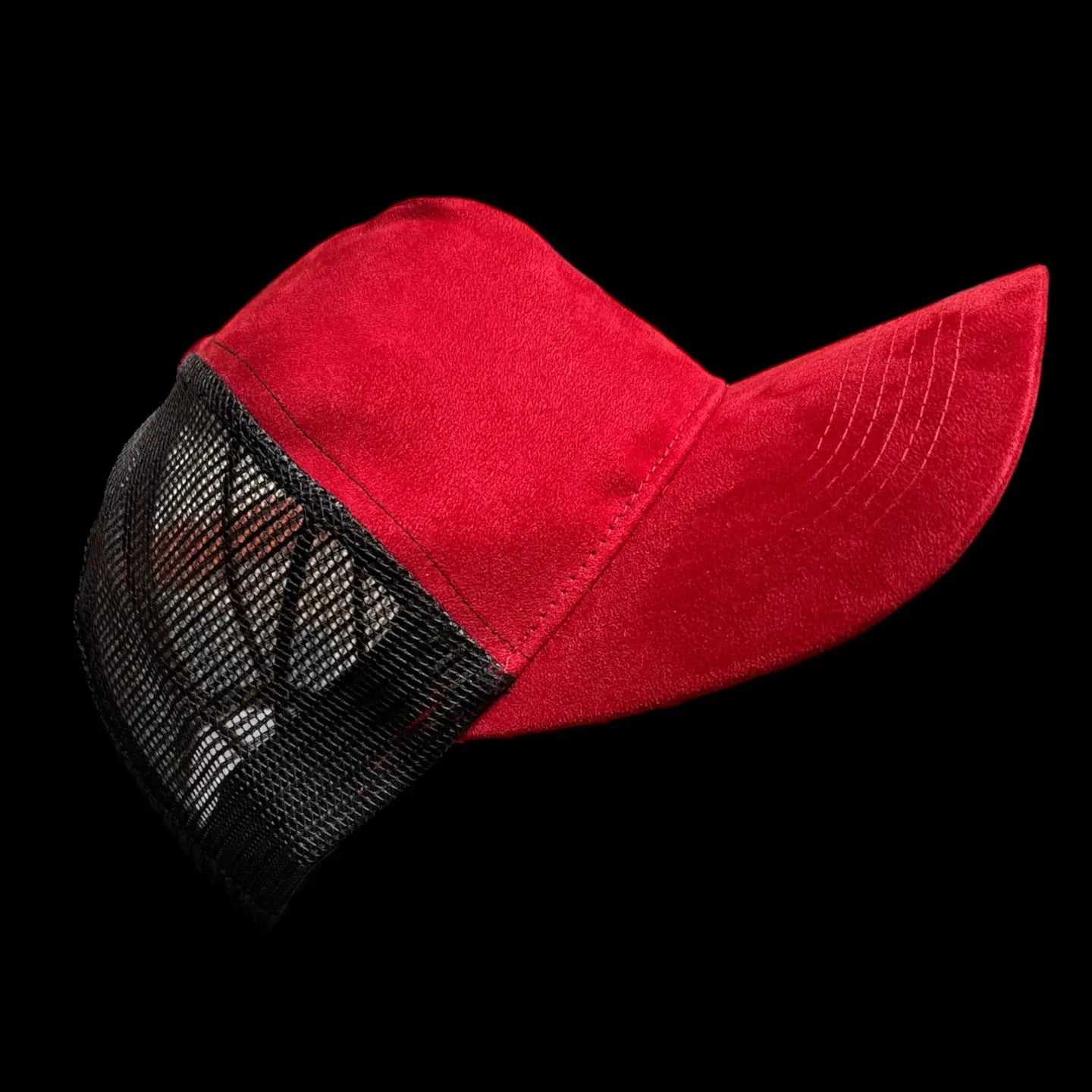 Vegan Suede Trucker Cap