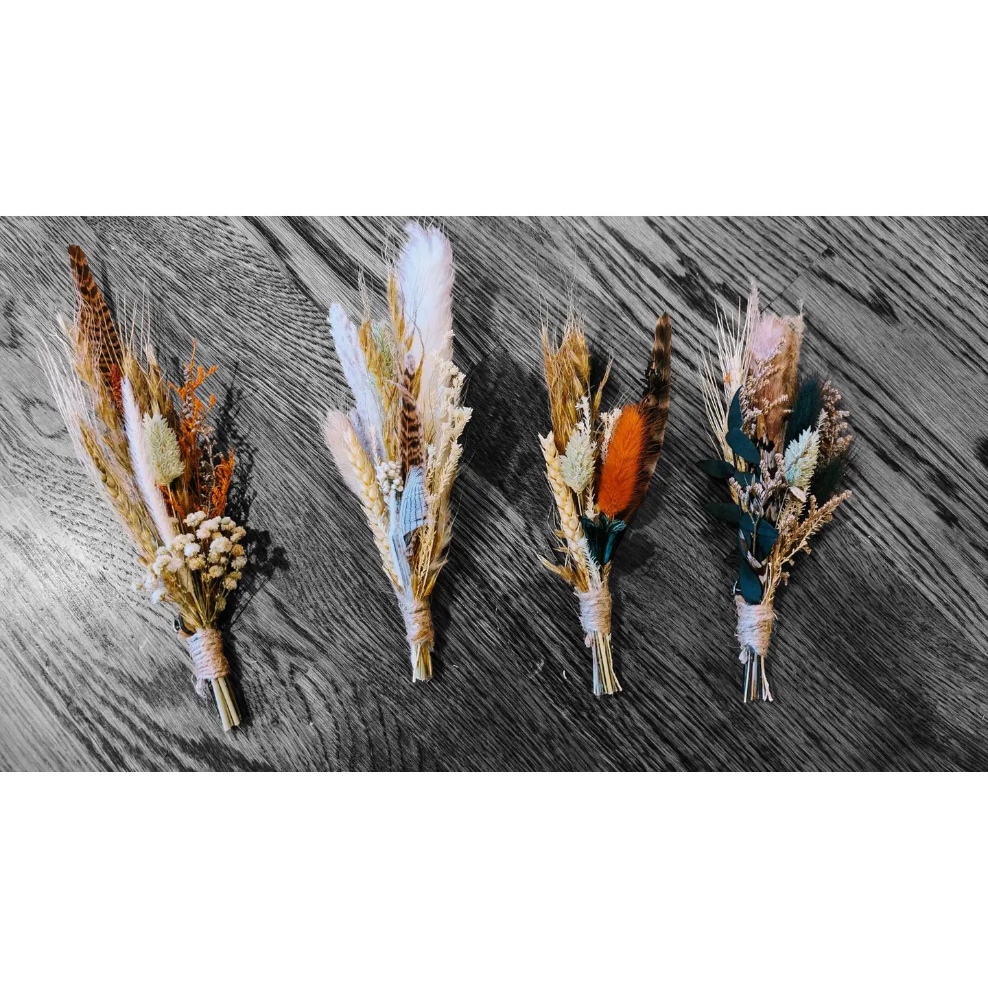 Florals and Feathers Hat Pins - Neutrals/Earth Tones Only