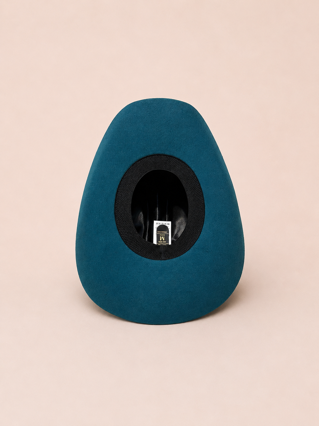 Fiji Blue premium wool western hat displayed from a second angle
