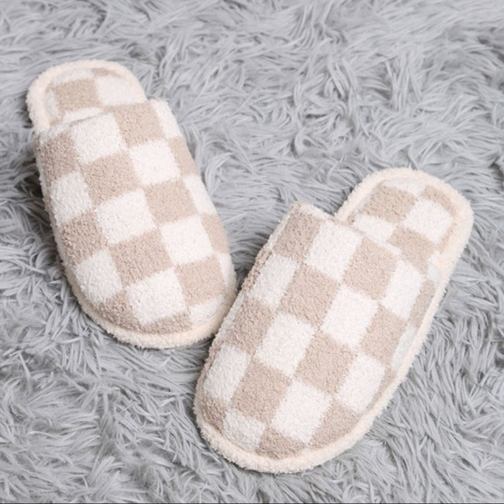 Checkerboard Home slippers