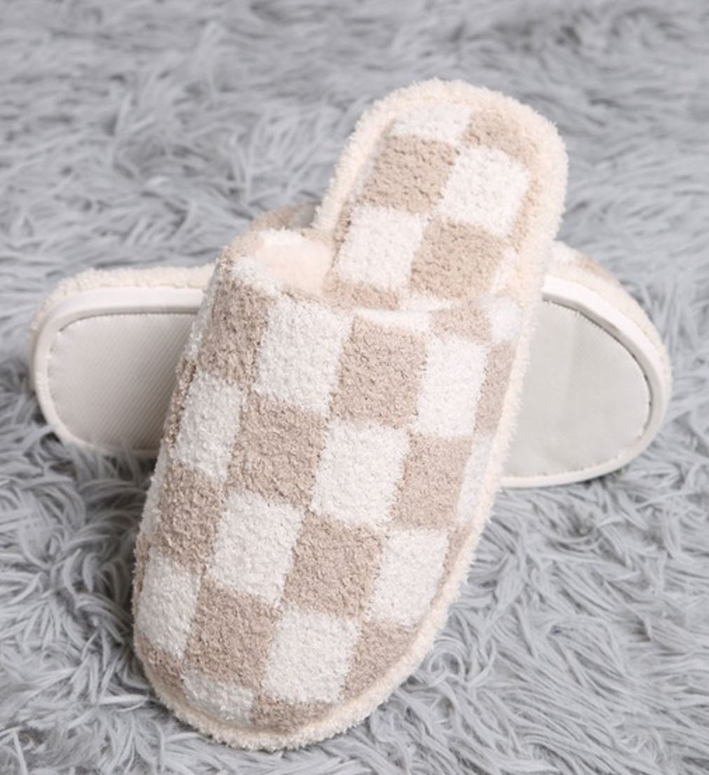 Checkerboard Home slippers