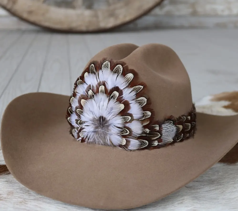 Western Chute Feather Hat Band