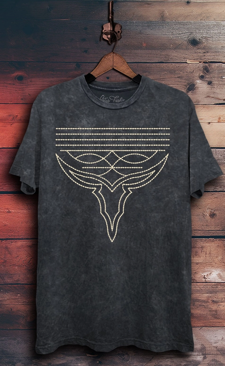 Western Boot Stitch Tee