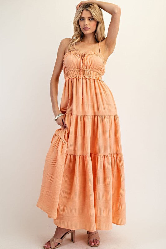 Wild Peach Sundress