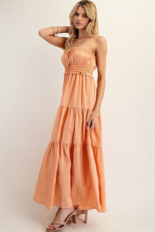 Wild Peach Sundress