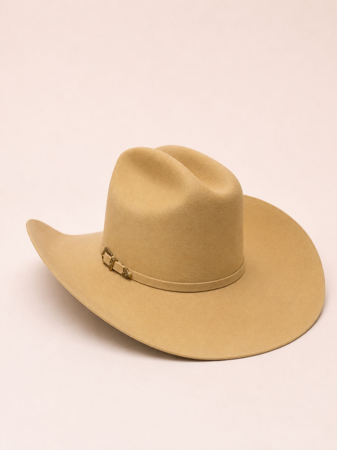 Premium Wool Cattleman Cowboy Hat - Wheat
